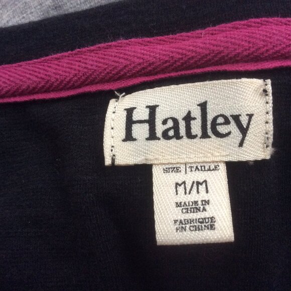Hatley Colorblock Black/Gray/Pink Sporty Casual Mod Pullover Dress Size Medium - Picture 3 of 3